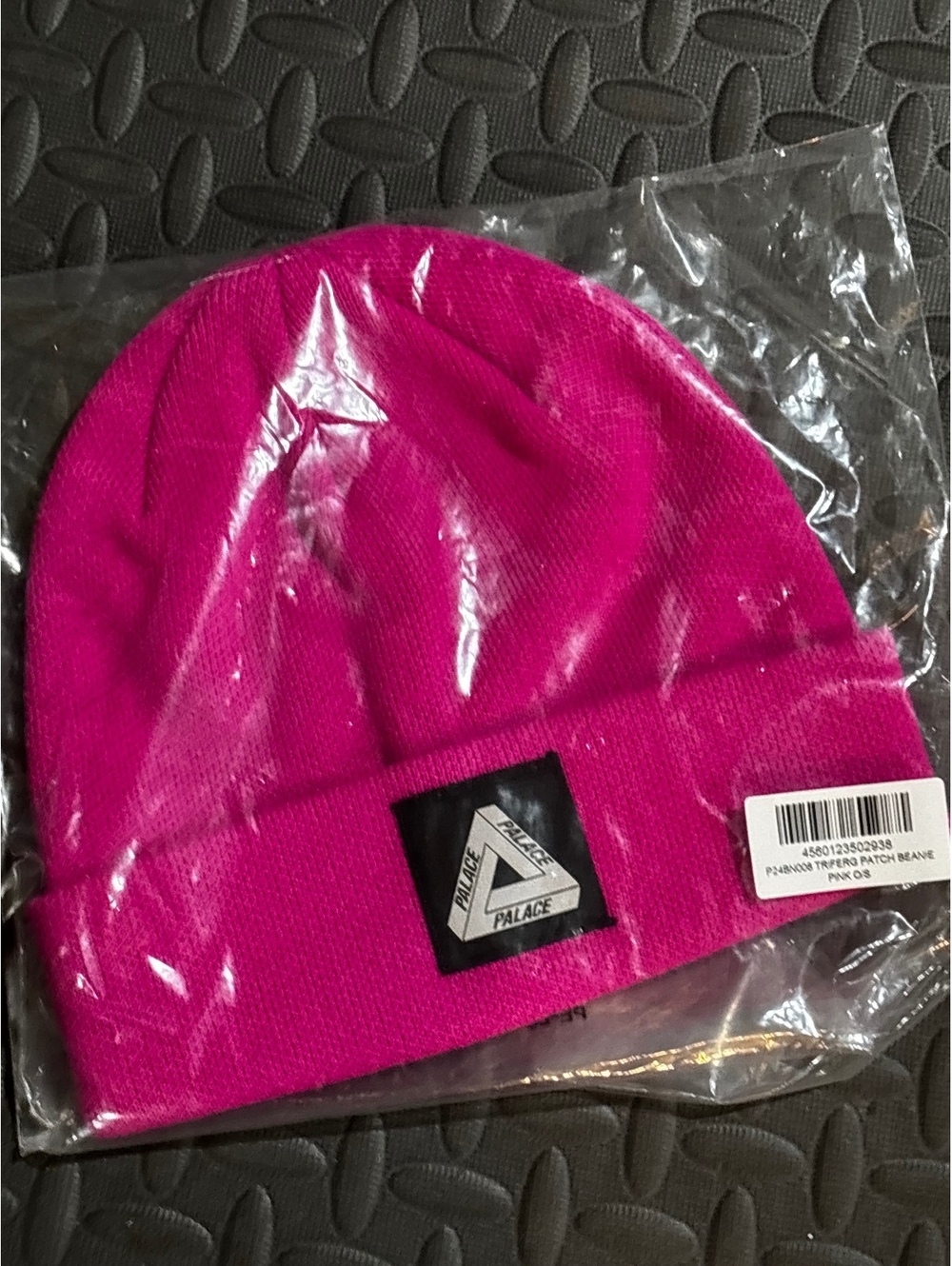 Palace Pink Triferg Patch Beanie